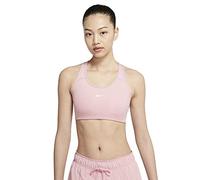 Nike BV3636 W NK DF SWSH 1PP Bra Sports Bra Women's Pink Glaze/White L