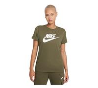 Nike BV6169 W NSW TEE ESSNTL ICON FUTUR T-shirt women's medium olive/white XS