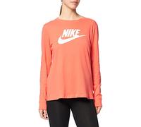 Nike BV6171 W NSW TEE ESSNTL LS ICON FTR Sweatshirt women's magic ember/white M