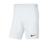 NIKE BV6865-100 Dri-FIT Park 3 Shorts Unisex White/Black Size XL