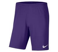 NIKE BV6865-547 Dri-FIT Park 3 Shorts Unisex Court Purple/White Size S