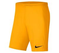 Nike Dri-FIT Park 3 Shorts – Unisex, University Gold/Black, Size L