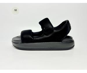 Nike Calm Sandals Slides Soft Comfort Beach Triple Black Straps Various Sizes