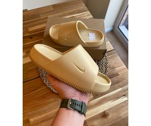 Nike Calm Slide Sesame (Women's) UK 3.5 NEW (DX4816-200) NEW - Fast Shipping