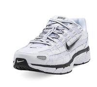 NIKE CD6404-105 P-6000 Men White/Black-Metallic Silver-FLT Silver UK 9