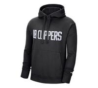 Nike Ce Logo Nba Sports Printing Los Angeles Clippers hooded Pullover Fleece Black DC0807-010 XXXL