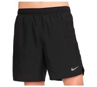 NIKE DV9359-010 M NK DF Challenger 7BF Short Shorts Men's Black/Black/Black/Reflective SILV Size L