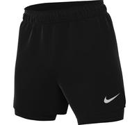 Nike Challenger HJ3588-010 Versatile 2-in-1 Shorts with Dri-Fit Technology (Men, Approx. 18 cm), Black/Black/Reflective Silv, 2XL