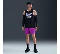 Nike Challenger Men's Dri-FIT 13cm (approx.) Brief-lined Running Shorts - Purple - Polyester S