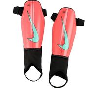 Nike Charge DX4608-850 Football Shin Guards, Ember Glow/Black/Aurora Green, M