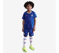 Chelsea FC 2025/26 Stadium Home Little Kids' Nike Soccer Replica 3-Piece Kit - Blue - Polyester XL