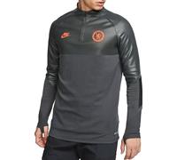 Nike Chelsea FC Vaporknit Strike Drill Training Grey Top Football Size Small