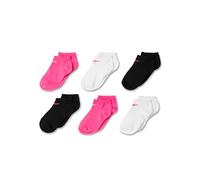 NIKE Children's Apparel Kids' Little Low Cut Ankle Socks, Pink/White/black Six 4/5