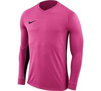 Nike Children's Tiempo Premier LS Shirt, Pink (Vivid Pink/Black), S