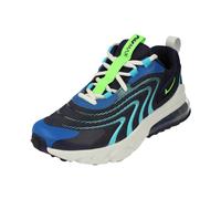 Nike Childrens Unisex Air Max 270 React Eng Gs Blue Trainers - Size UK 5.5