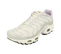 NIKE Air Max Plus GS Running Trainers CD0609 Sneakers Shoes (UK 4 US 4.5Y EU 36.5, White Metallic Silver 108)