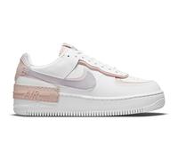 NIKE Women's Air Force 1 Shadow Sneaker, White Amethyst Rose Ash Oxford, 3.5 UK