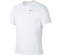 Nike CJ5332 M NK DF Run TOP SS T-Shirt Mens White/White/Reflective silv S