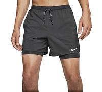 NIKE CJ5467 M NK DF FLX STRD 2IN1 SHRT 5IN Shorts mens black/black/reflective silv XL