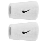 Nike Classic Doublewide Swoosh Wristband White/Black