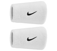 Nike Classic Doublewide Swoosh Wristband White/Black