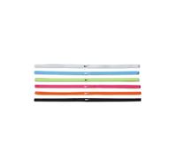 NIKE Classic Flexible Slim Hairband (Pack of 6) (One Size) (Multicoloured)