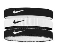 Nike Classic Flexible Wide Band Headband (Pack of 3) - White/Black - White/Black - One Size - 100% Mixed