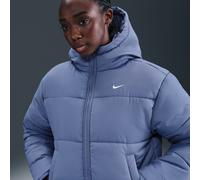 Nike Classic Puffer Women's Therma-FIT Loose Hooded Jacket - Blue - Polyester M (UK 12-14)