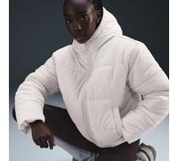 Nike Classic Puffer Women's Therma-FIT Loose Hooded Jacket - Brown - Polyester M (UK 12-14)