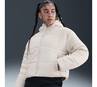 Nike Classic Puffer Women's Therma-FIT Loose Hooded Jacket - Grey - Polyester XL (UK 20-22)