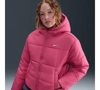 Nike Classic Puffer Women's Therma-FIT Loose Hooded Jacket - Purple - Polyester XXL (UK 24-26)