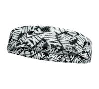 Nike Classic Swoosh Dri-FIT Headband - Black/White - One Size - Black/White - 93% Polyester/7% Rubber