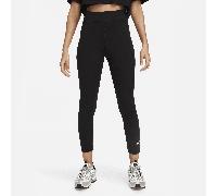 Nike Classic Women's High-Waisted 7/8 Leggings - Black - Cotton/Polyester/Elastane XXS