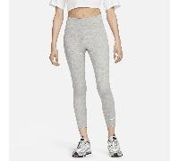 Nike Classic Women's High-Waisted 7/8 Leggings - Grey - Cotton/Polyester/Elastane XS (UK 4-6)