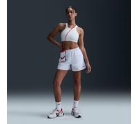 Nike Classic Wovens Women's Mid-Rise Shorts - White - Polyester XL (UK 20-22)