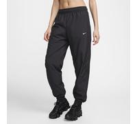 Nike Classic Wovens Women's UV Protection Mid-Rise Loose Joggers - Black - Polyester L (UK 16-18)