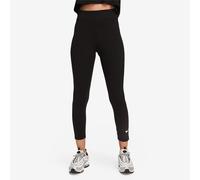 Nike Sportswear Classic Women's High-Waisted 7/8 Leggings - Black - Cotton/Polyester/Elastane S (UK 8-10)