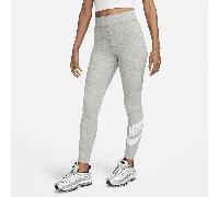 Nike Classics Women's High-Waisted Graphic Leggings - Grey - Cotton/Polyester/Elastane XS (UK 4-6)