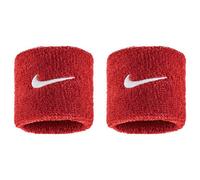 Nike Clic Swoosh Wristband (Pack Of 2) Red/white (One Size)