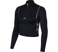 NIKE Cln Hyperwarm Hz Sweatshirt Women's Sweatshirt - Black/Metallic Silver, M