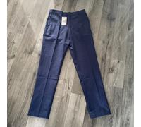 Nike Club Chinos W32 L34 Blue Mens Straight Cut Sports Skater Golf Pants (New)