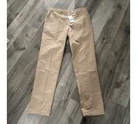 Nike Club Chinos W34 L34 Beige Mens Straight Cut Sports Skater Golf Pants (New)