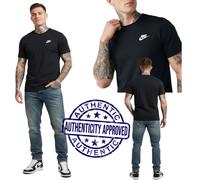 Nike Club Crew Neck Men's Cotton T-Shirt Short Sleeve Casual Gym Tee
