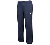 Nike Club Cuff Pants-Swoosh Men's Tracksuit Bottoms , 611459-473 , blue - Dark Obsidian/White, S