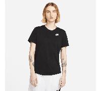 Nike Club Essentials Women's T-Shirt - Black - Cotton/Polyester M (UK 12-14)