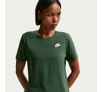 Nike Club Essentials Women's T-Shirt - Green - Cotton/Polyester L (UK 16-18)