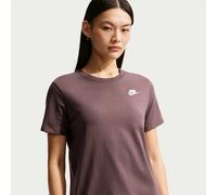 Nike Club Essentials Women's T-Shirt - Purple - Cotton/Polyester S (UK 8-10)