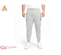 Nike Sportswear Club Fleece Mens Cargo Pants XL Dk Grey/ White