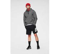 NIKE Men's M Nsw Club Hoodie Po Bb Sweatshirt, Charcoal Heathr/Anthracite/(White), XXL UK
