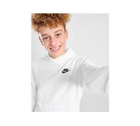 Nike Club Fleece Hoodie Junior - White 8-10Y